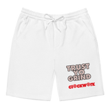Trust yo Grind Tech grey Men's fleece shorts