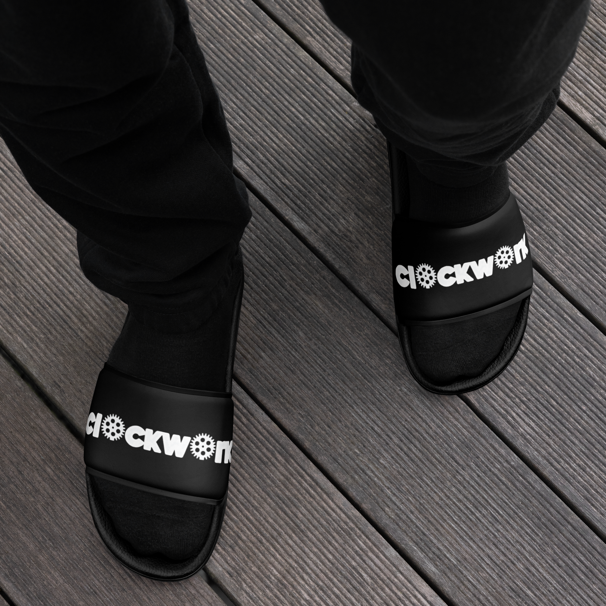 Clockwork Black Men’s slides