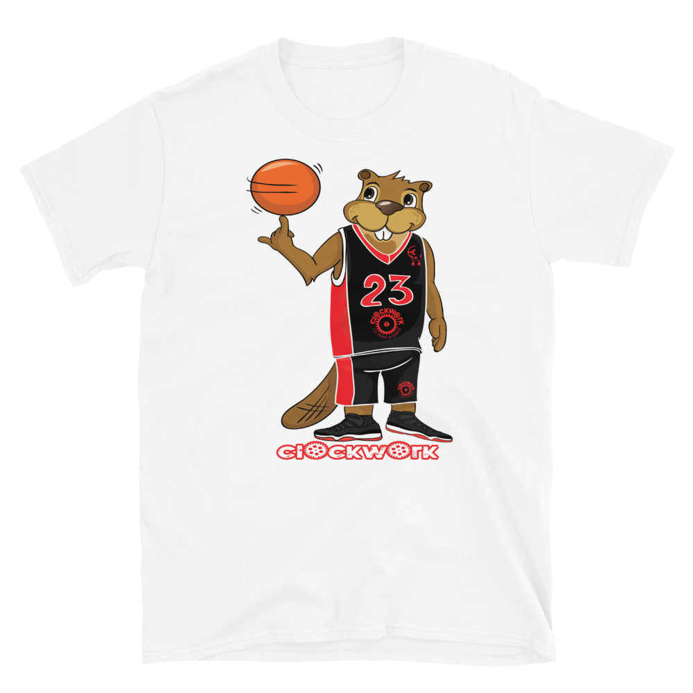 Clockwork Baller Beaver Short-Sleeve Unisex T-Shirt