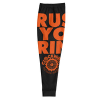 Trust Yo Grind Black and Orange Men's Joggers