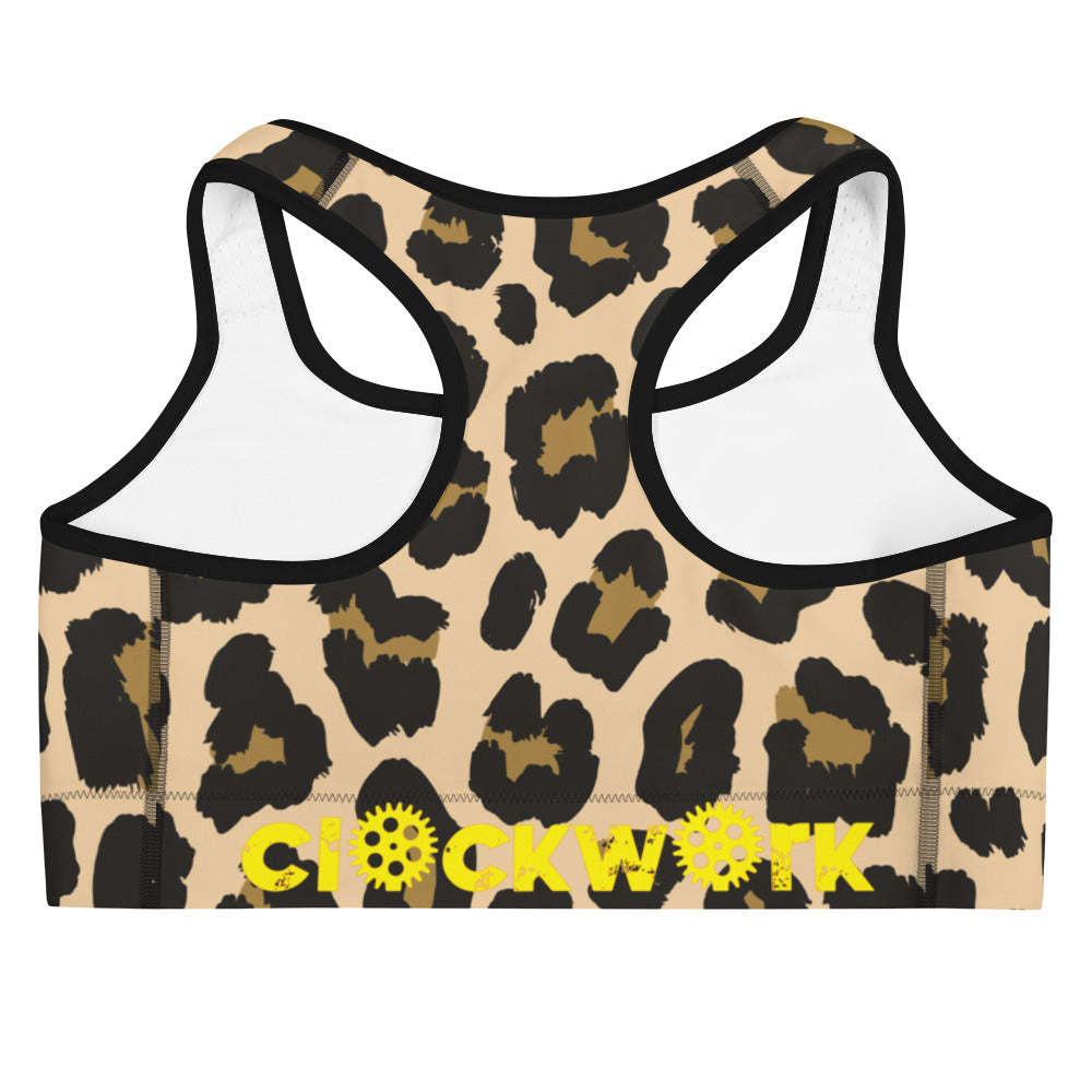 Cheetah print Clockwork Sports bra
