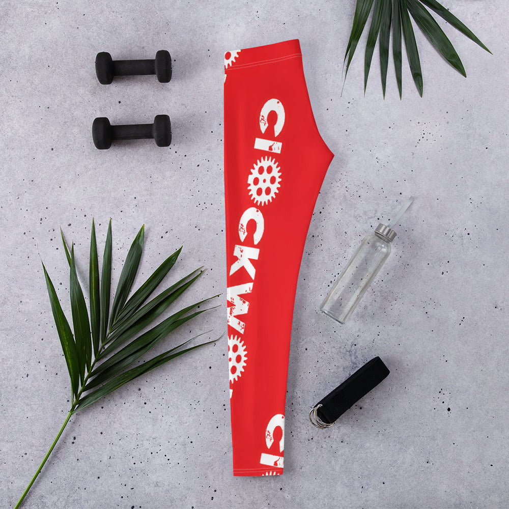 Clockwork Red Leggings