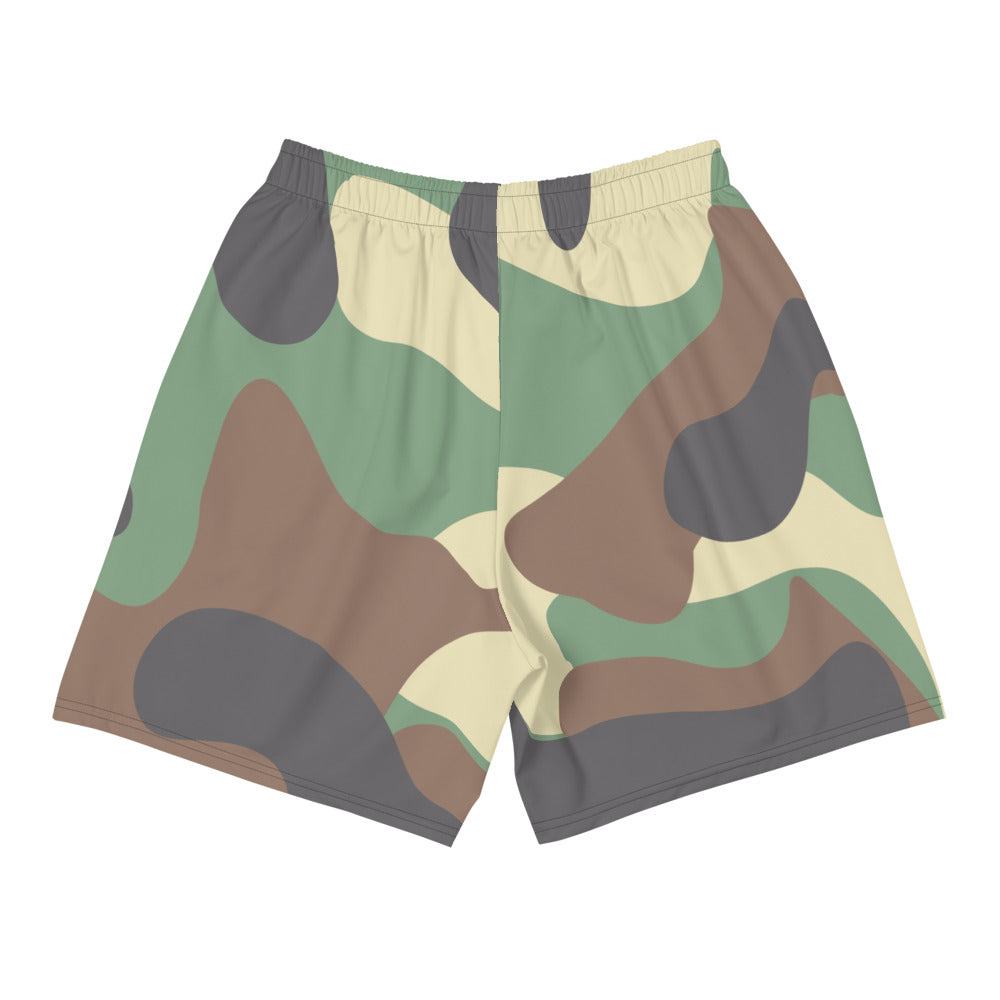 Clockwork Beaver Camo Men's Athletic Long Shorts
