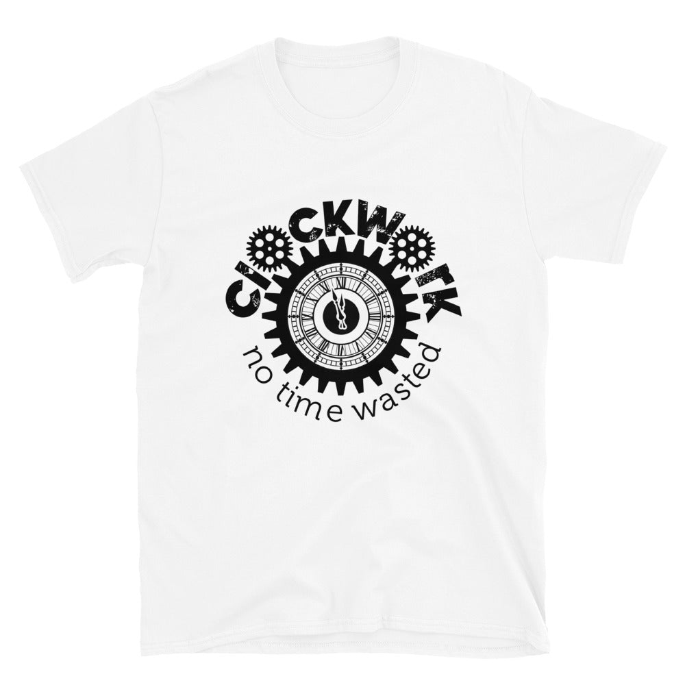 Clockwork Black Logo Short-Sleeve Unisex T-Shirt