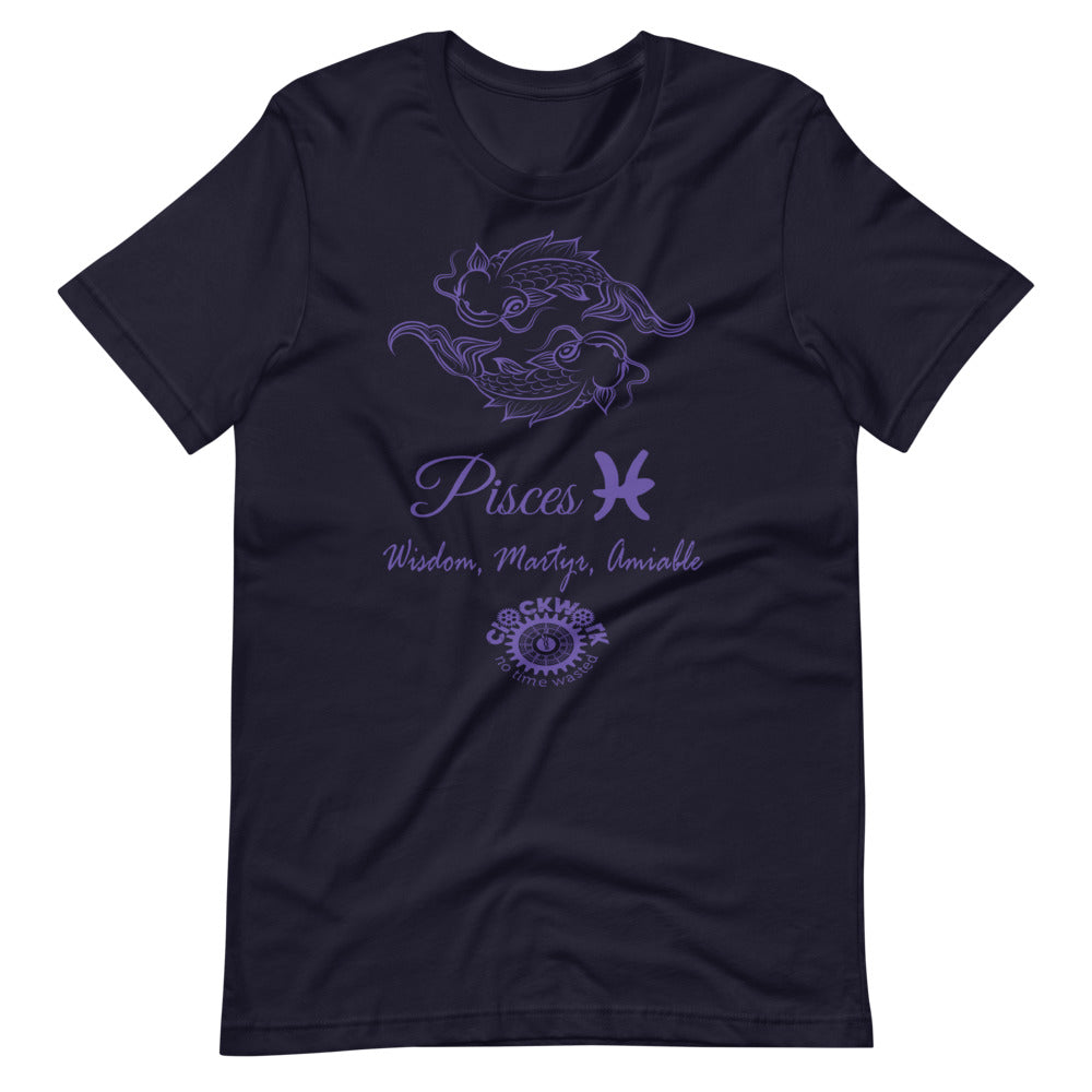 Clockwork Pisces Short-Sleeve Unisex T-Shirt