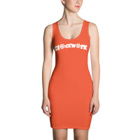 Orange Clockwork Dress