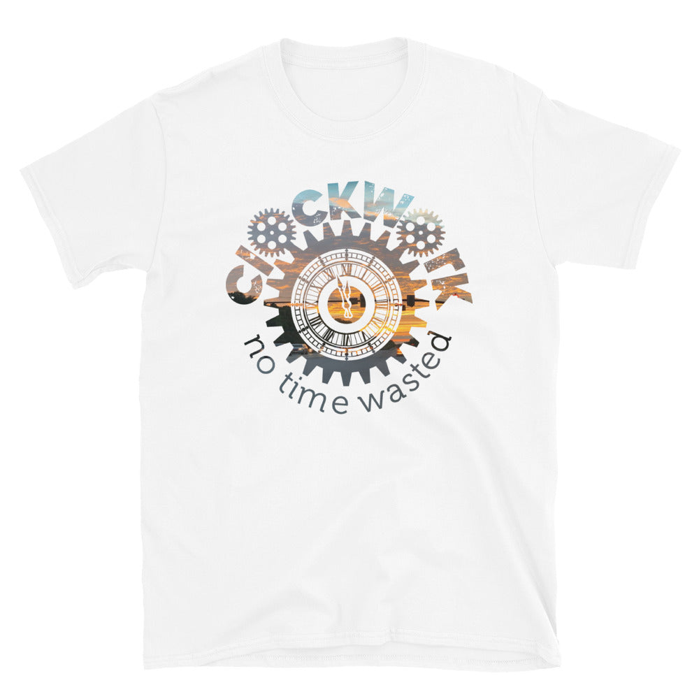 Clockwork Rise and Grind Logo Short-Sleeve Unisex T-Shirt
