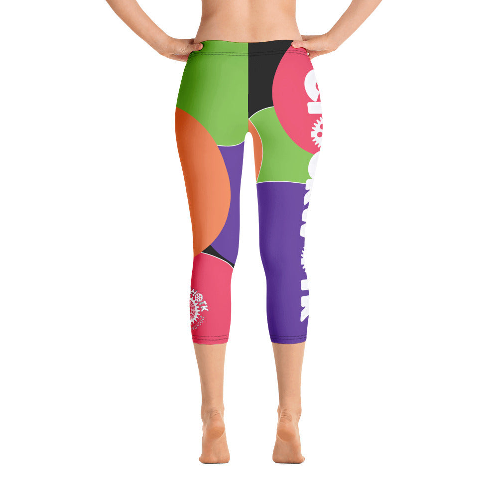 Clockwork Colorful leggings Capri Leggings