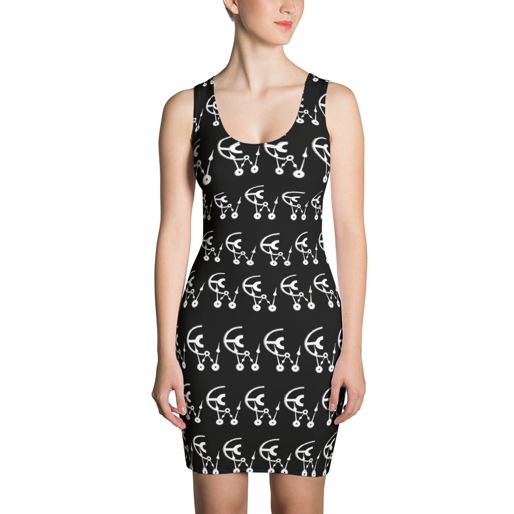 Clockwork CW Black and White  Dress