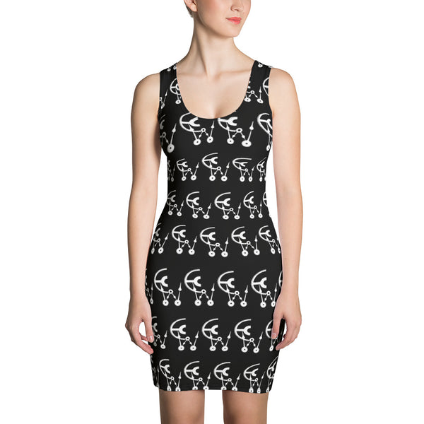 Clockwork CW Black and White  Dress