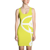 Clockwork CW Yellow and white Dress