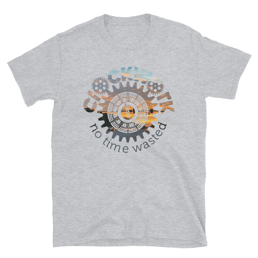 Clockwork Rise and Grind Logo Short-Sleeve Unisex T-Shirt