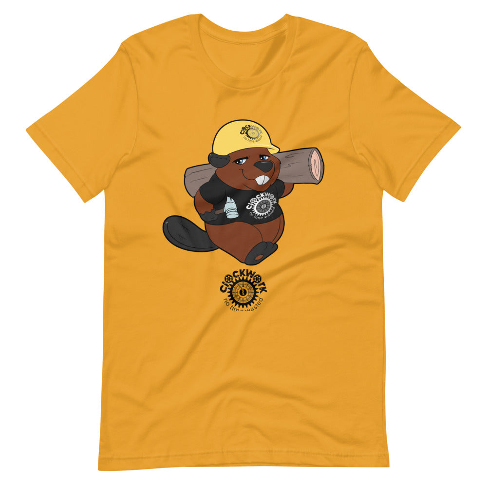 Clockwork Beaver Short-Sleeve Unisex T-Shirt