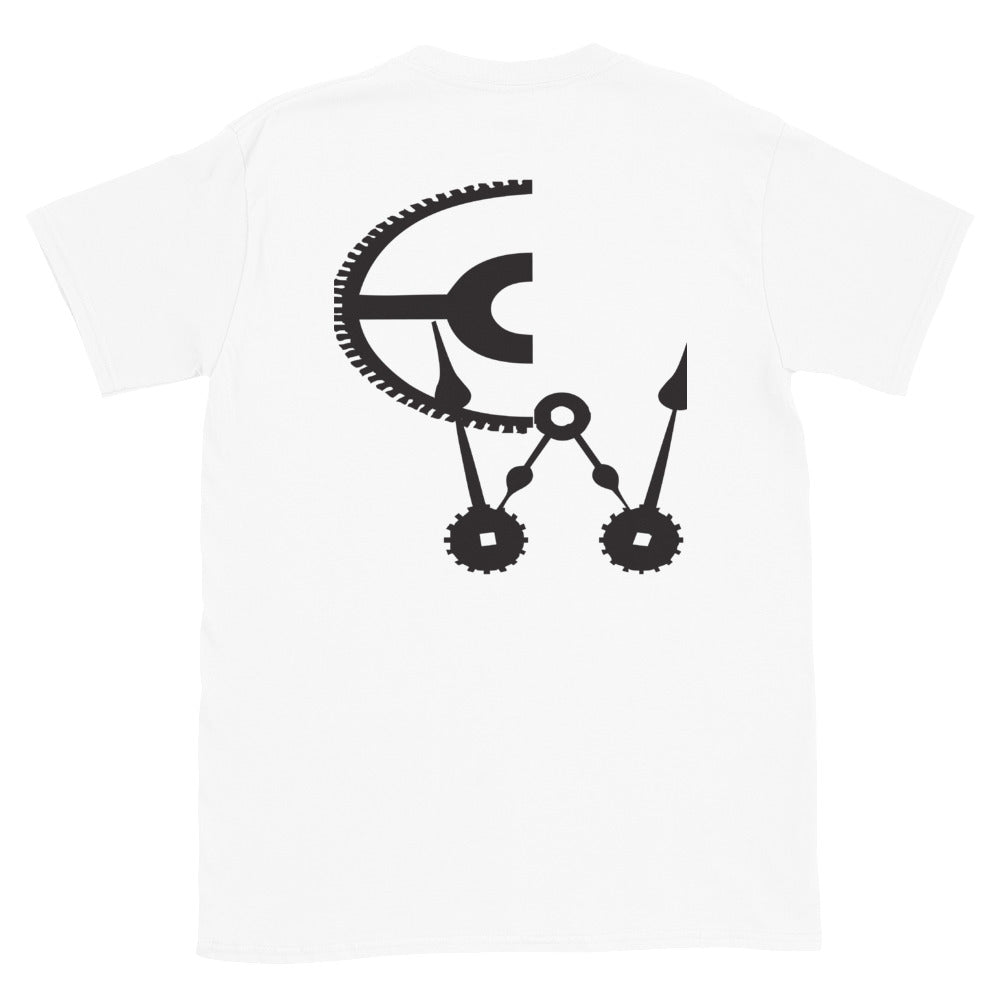 Clockwork Logo Front and back Short-Sleeve Unisex T-Shirt