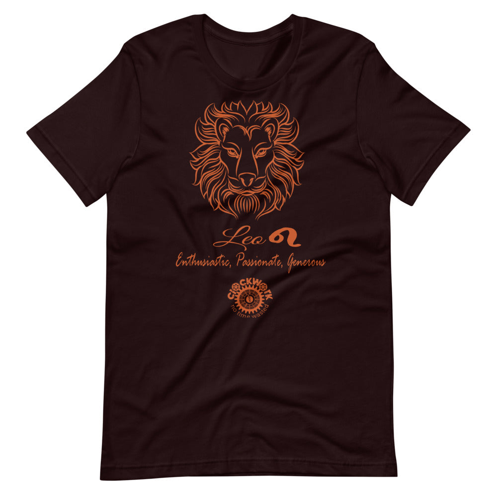 Clockwork Leo Short-Sleeve Unisex T-Shirt