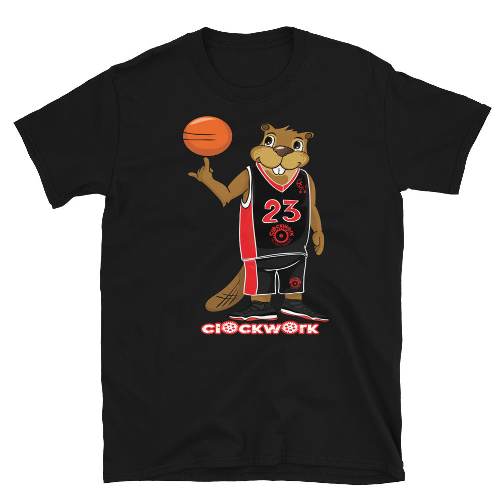 Clockwork Baller Beaver Short-Sleeve Unisex T-Shirt