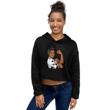 Clockwork Super Woman Crop Hoodie