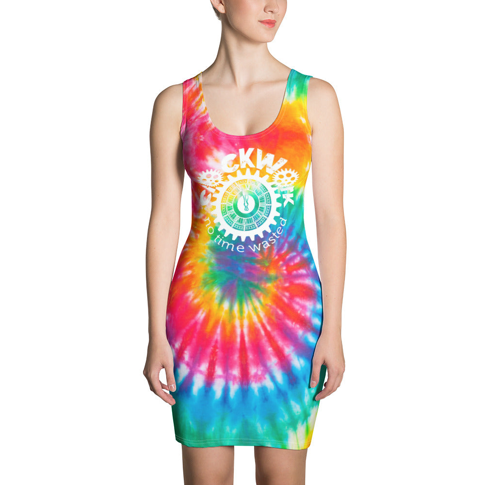 Tye Dye Pink Clockwork Dress