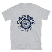 Clockwork Navy Logo Short-Sleeve Unisex T-Shirt