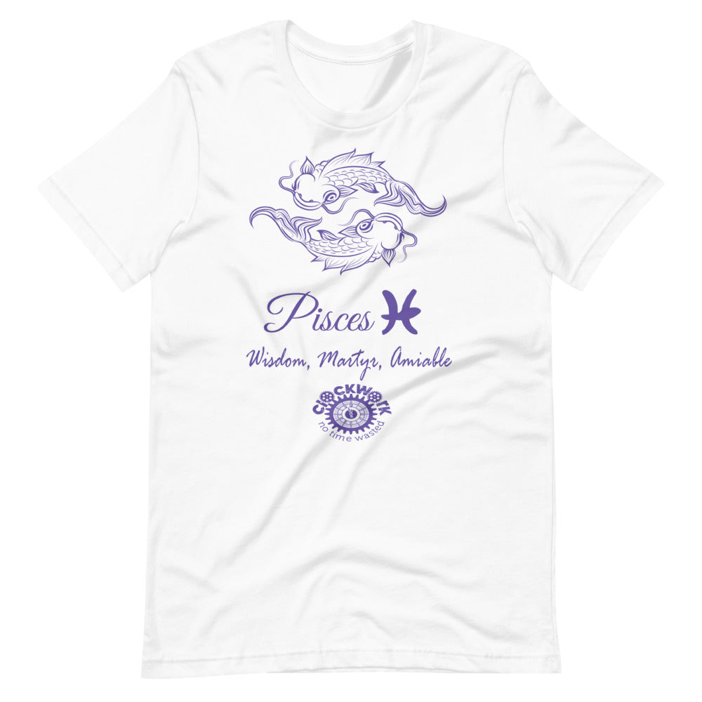 Clockwork Pisces Short-Sleeve Unisex T-Shirt