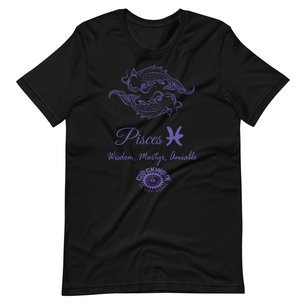 Clockwork Pisces Short-Sleeve Unisex T-Shirt