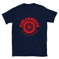 Red Clockwork Logo Short-Sleeve Unisex T-Shirt