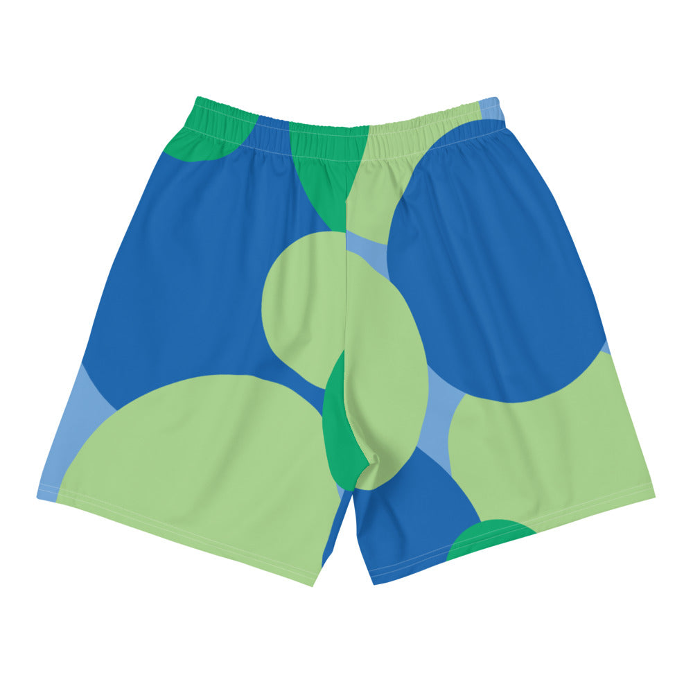 Clockwork Hyper Jade Mint Green Men's Athletic Long Shorts