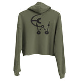 Clockwork Super Woman Crop Hoodie