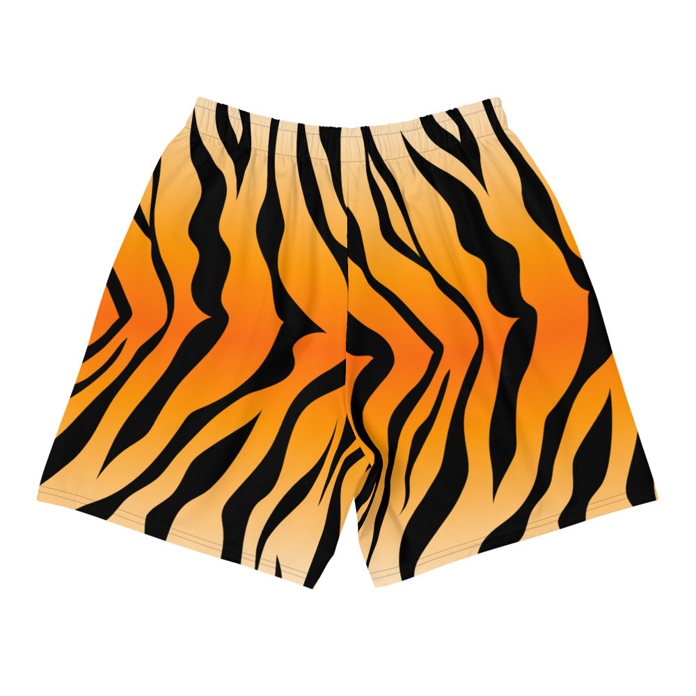 Clockwork Tiger Skin Men's Athletic Long Shorts