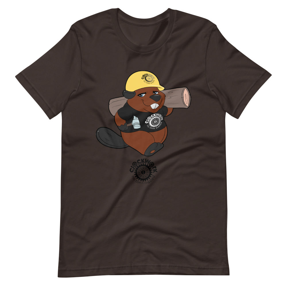 Clockwork Beaver Short-Sleeve Unisex T-Shirt