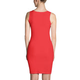 Clockwork Red and White  Dress
