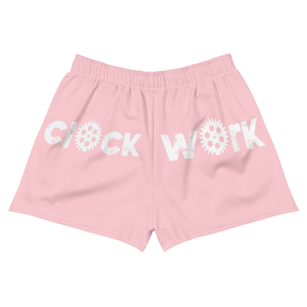 Pink Clockwork Women's Athletic Short Shorts
