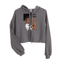 Clockwork Super Woman Crop Hoodie