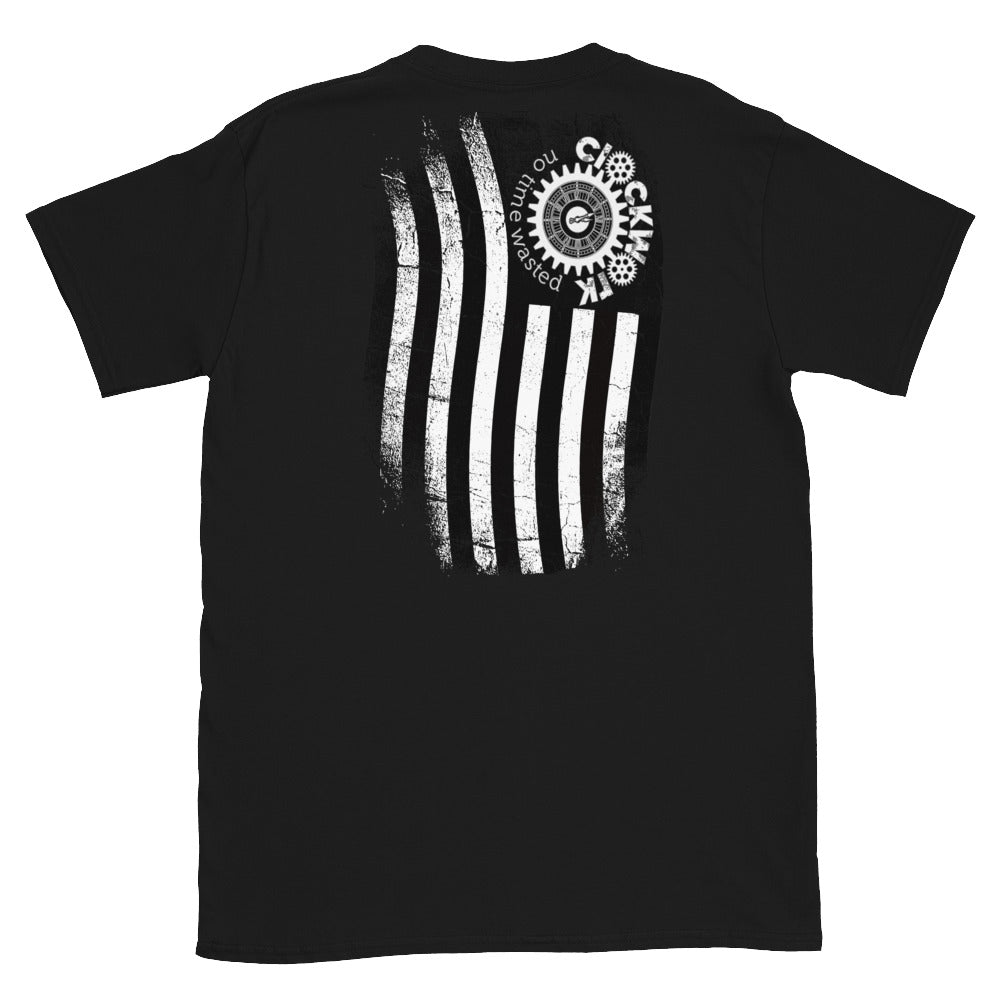 Clockwork Logo Flag Short-Sleeve Unisex T-Shirt