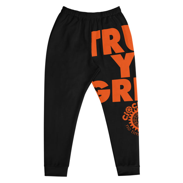 Trust Yo Grind Black and Orange Men's Joggers