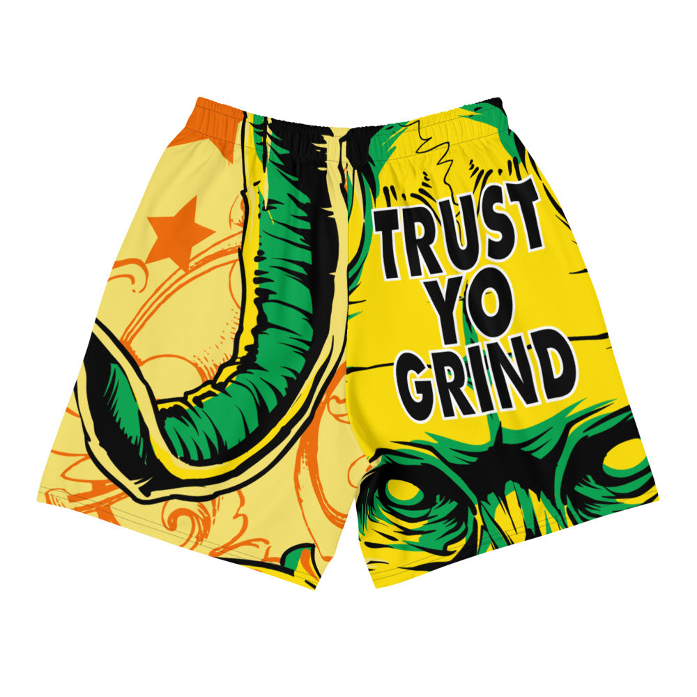 Clockwork Demon time Men's Athletic Long Shorts