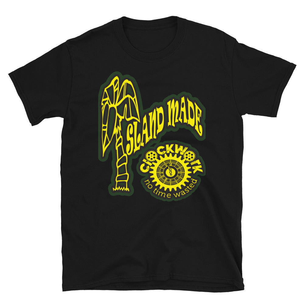 Island Made Jamaica Clockwork Short-Sleeve Unisex T-Shirt