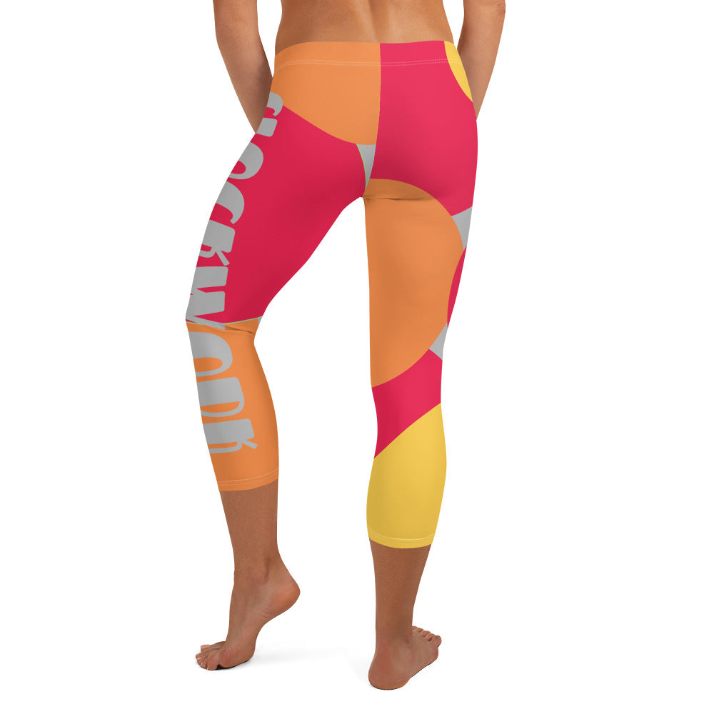 Clockwork hot punch Capri Leggings