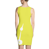 Clockwork CW Yellow and white Dress