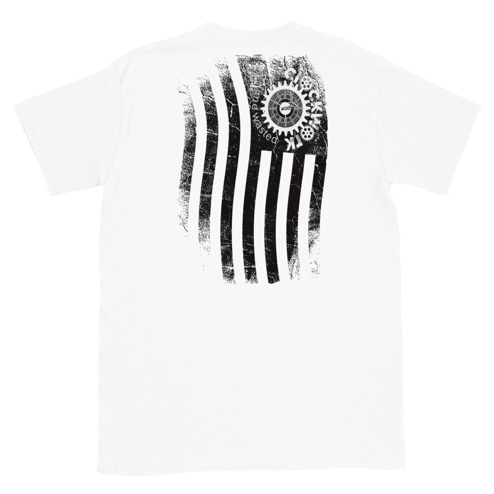 Clockwork Logo Flag Short-Sleeve Unisex T-Shirt