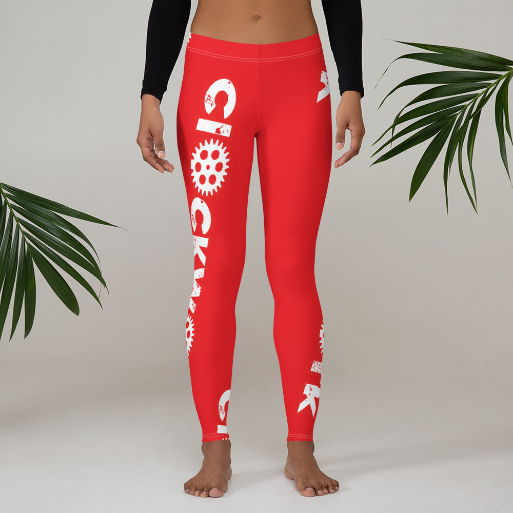 Clockwork Red Leggings