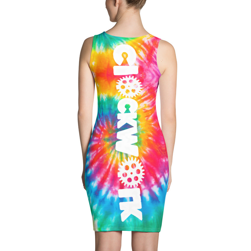 Tye Dye Pink Clockwork Dress