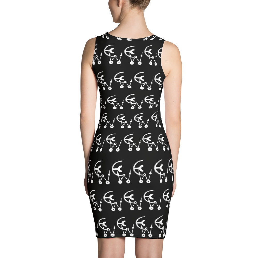 Clockwork CW Black and White  Dress