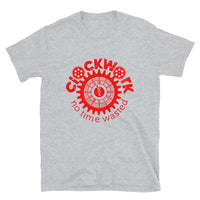 Red Clockwork Logo Short-Sleeve Unisex T-Shirt