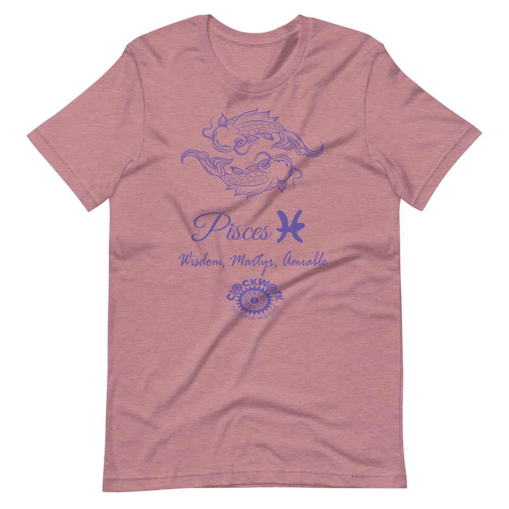 Clockwork Pisces Short-Sleeve Unisex T-Shirt