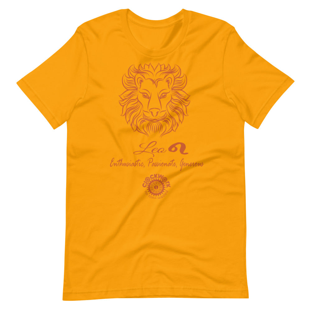 Clockwork Leo Short-Sleeve Unisex T-Shirt
