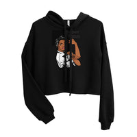 Clockwork Super Woman Crop Hoodie