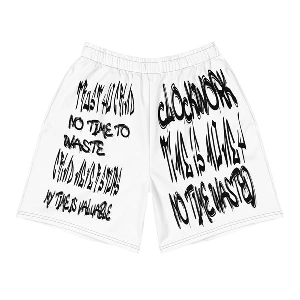 Clockwork Graffiti Men's Athletic Long Shorts