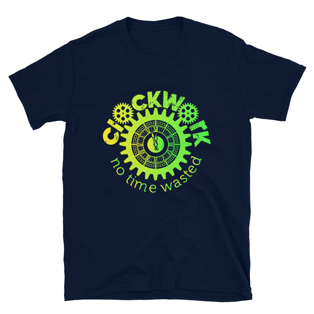 Yellow Green Clockwork Short-Sleeve Unisex T-Shirt