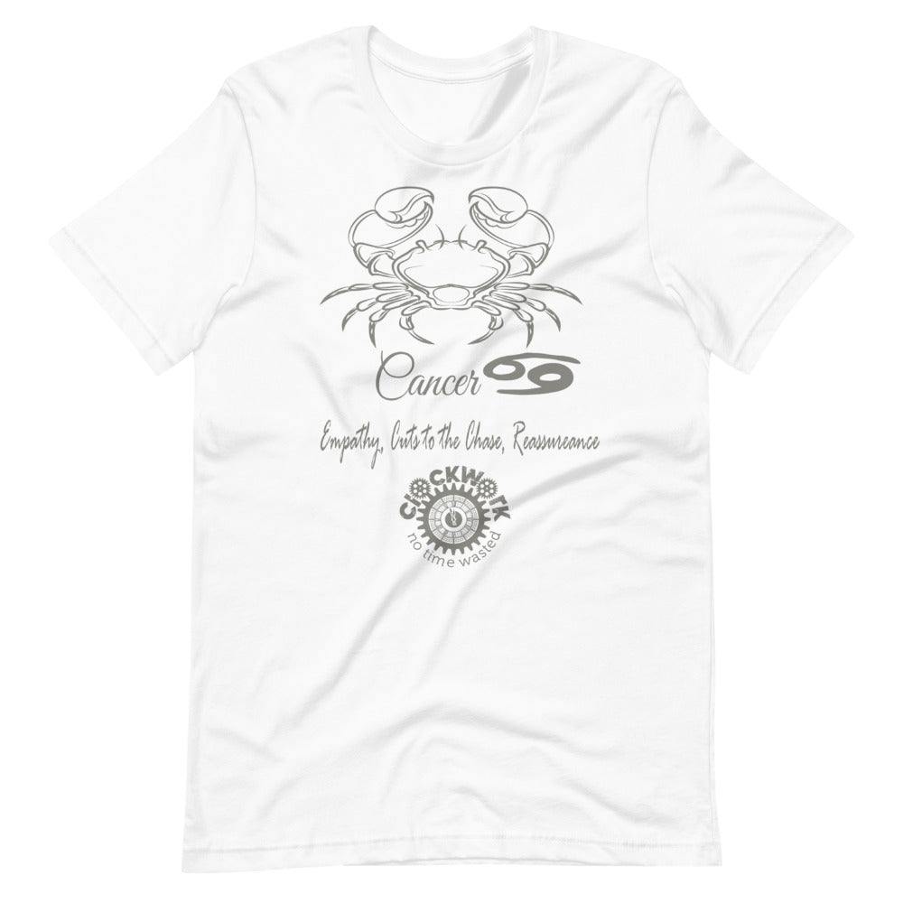 grey Cancer white tshirts